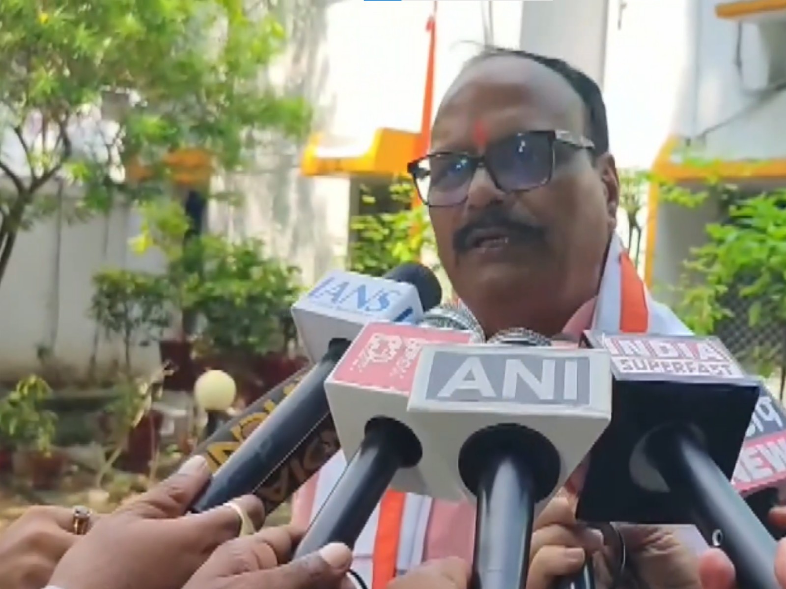 Uttar Pradesh Deputy Chief Minister Brajesh Pathak (Photo/ANI)