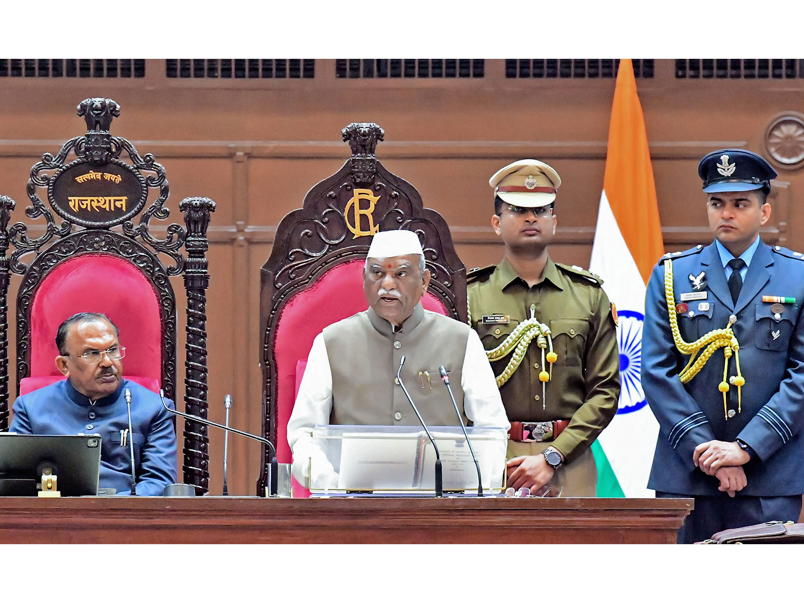Rajasthan Governor Haribhau Bagde (Photo/ANI) Rajasthan Governor Haribhau Bagde (Photo/ANI)