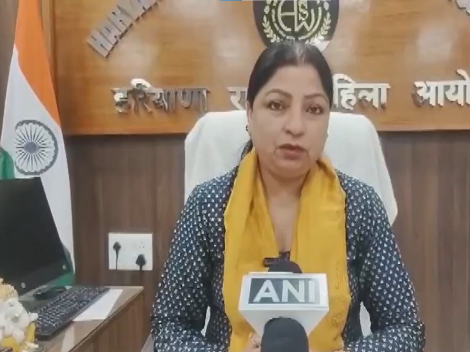 Haryana State Women Commission Chairperson Usha Priyadarshini (Photo/ANI) Haryana State Women Commission Chairperson Usha Priyadarshini (Photo/ANI)