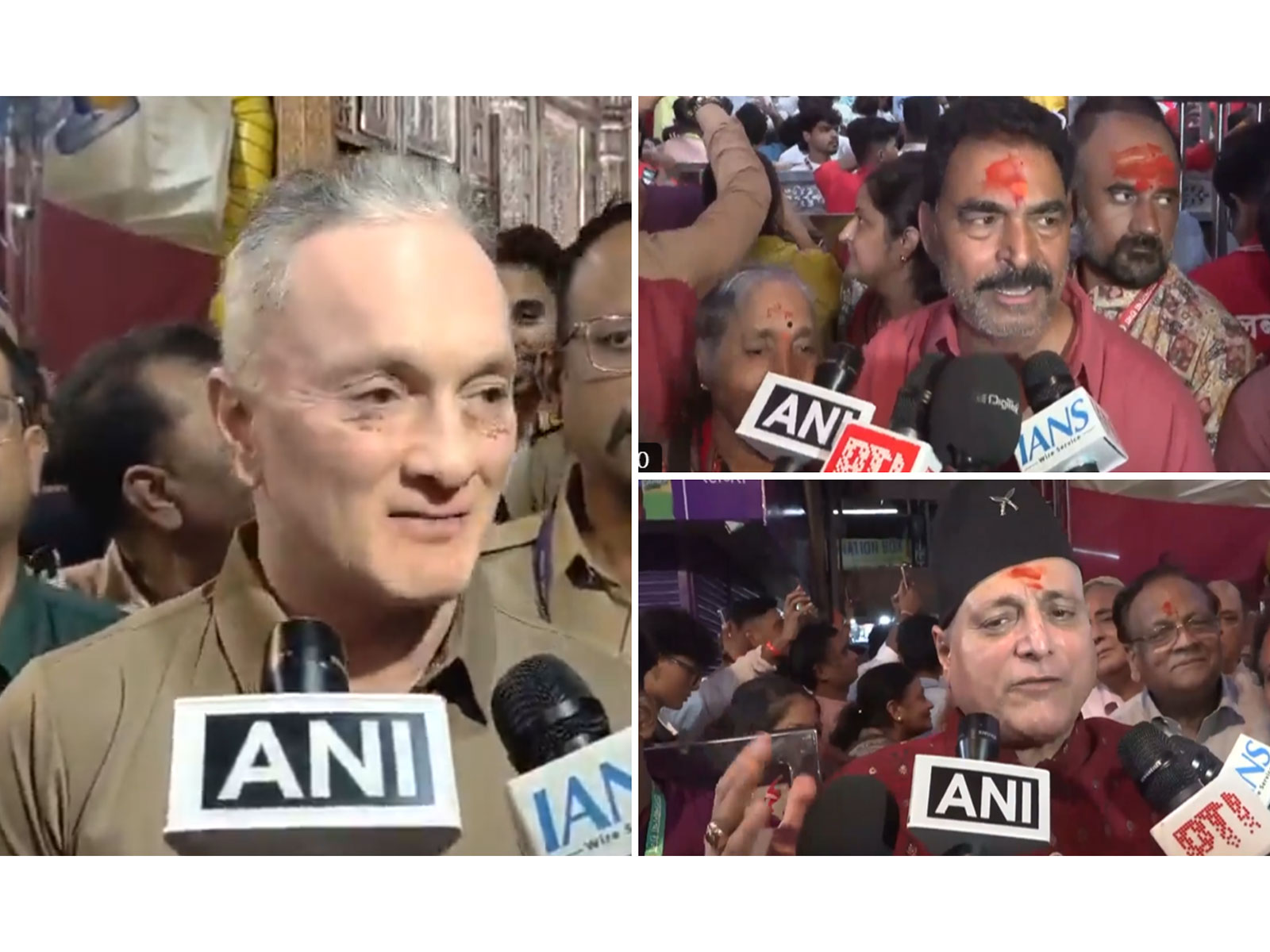 Gautam Singhania, Sayaji Shinde and Manoj Joshi (Photo/ANI)