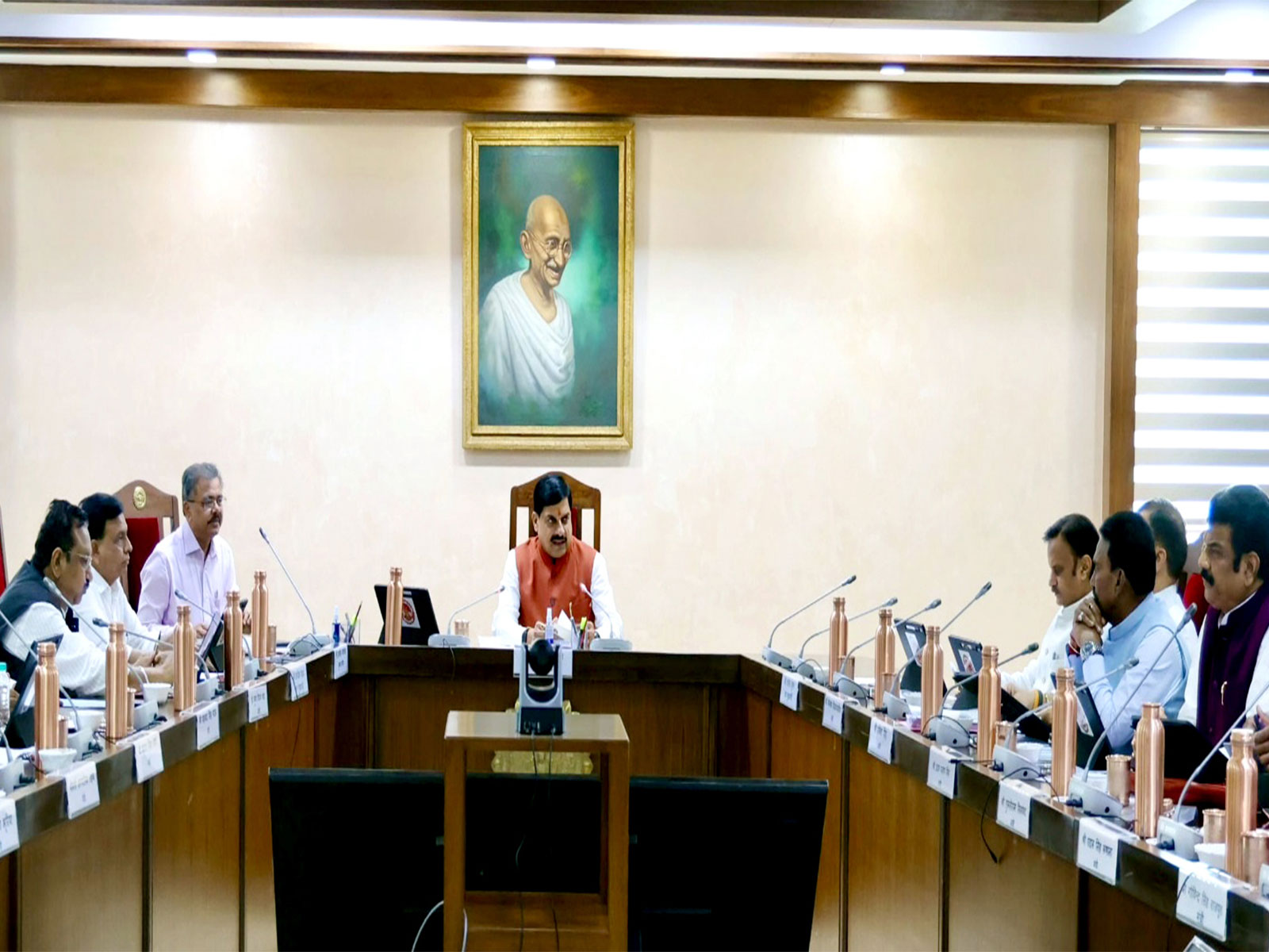 MP CM Mohan Yadav chaired the cabinet meeting (Photo/DPR) MP CM Mohan Yadav chaired the cabinet meeting (Photo/DPR)