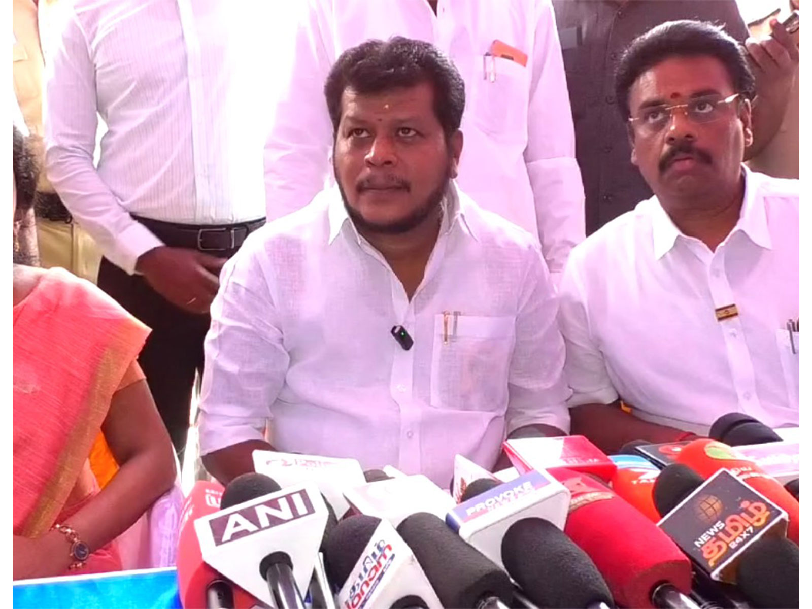 Tamil Nadu Handlooms, Textiles and Khadi Minister Vijay Balaji (File photo/ANI)