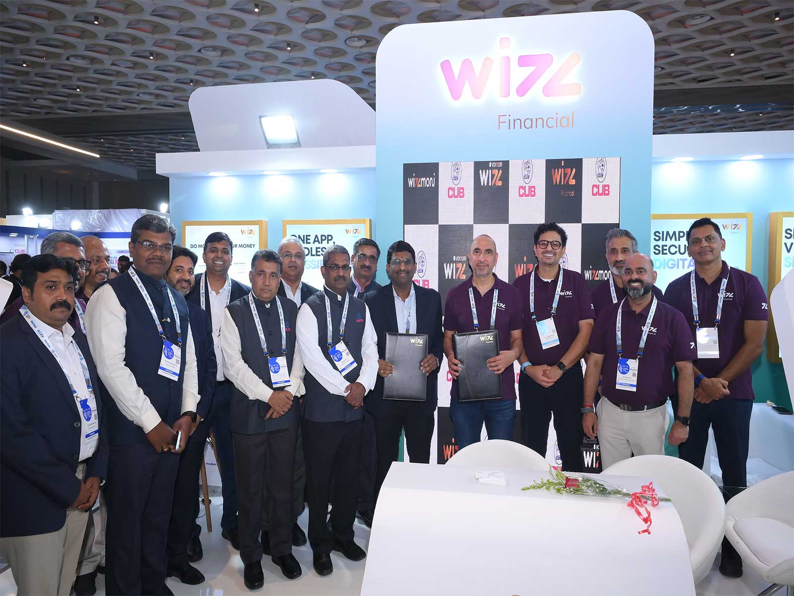 Wizz Financial & City Union Bank Team at the Launch of Co-branded Wizz Voyager - City Union Bank Multi Currency Travel Card at GFF 2026 Wizz Financial & City Union Bank Team at the Launch of Co-branded Wizz Voyager - City Union Bank Multi Currency Travel Card at GFF 2026