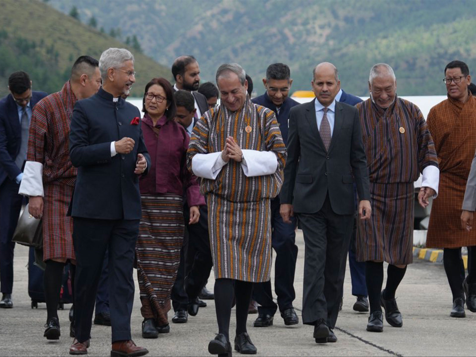 External Affairs Minister S Jaishankar (On left) and Bhutan's Foreign Minister Lyonpo DN Dhungyel (On Right) in Paro, Bhutan (Photo/X/@DrSJaishankar)