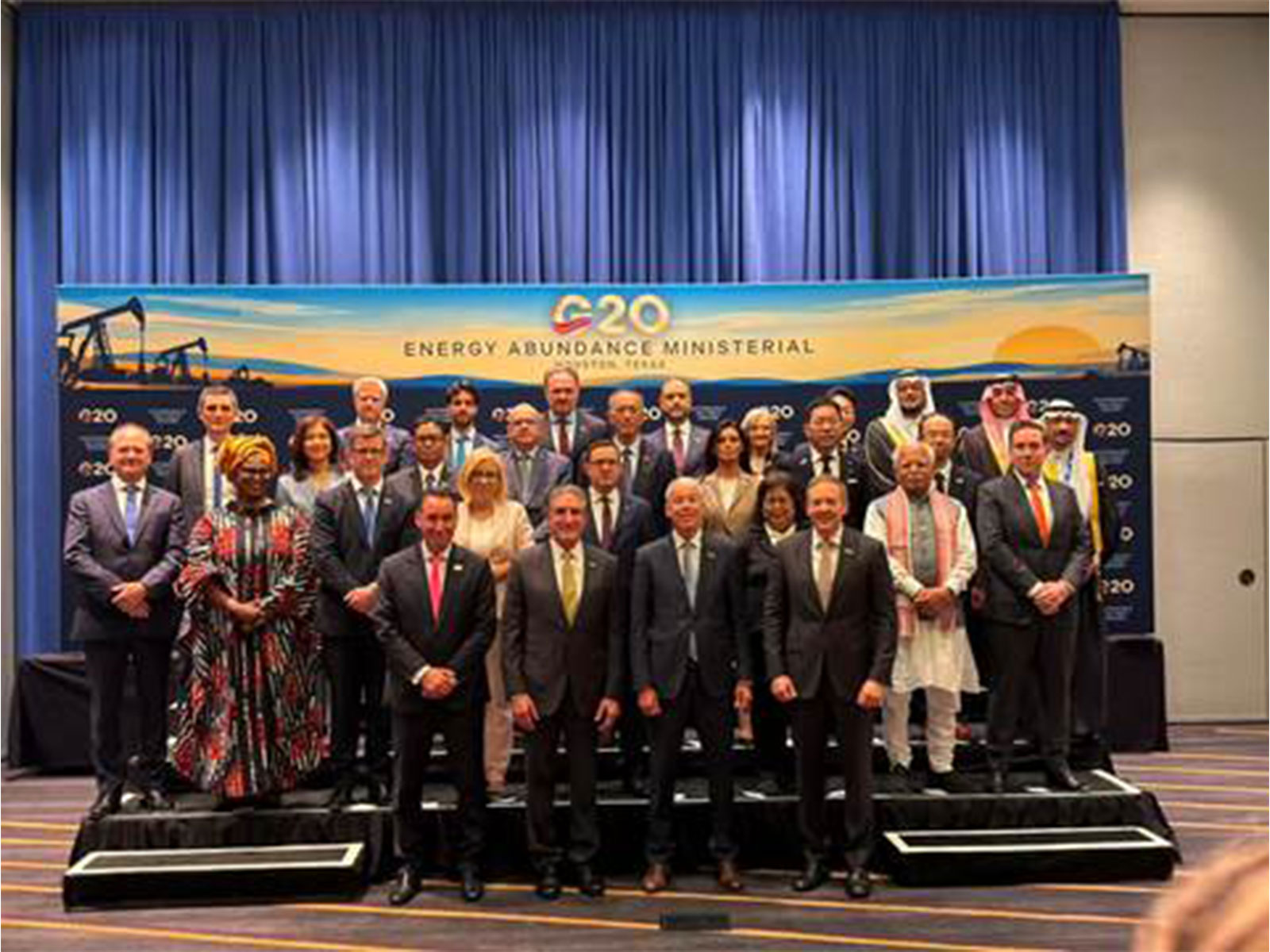 India highlights energy security, clean power and emerging tech at G20 Energy meeting in Houston (Photo/PIB)