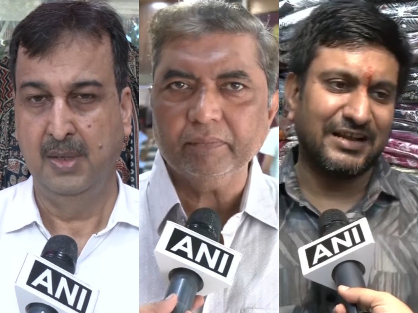 Surat textile traders on UPI MDR (Photo/ANI) Surat textile traders on UPI MDR (Photo/ANI)