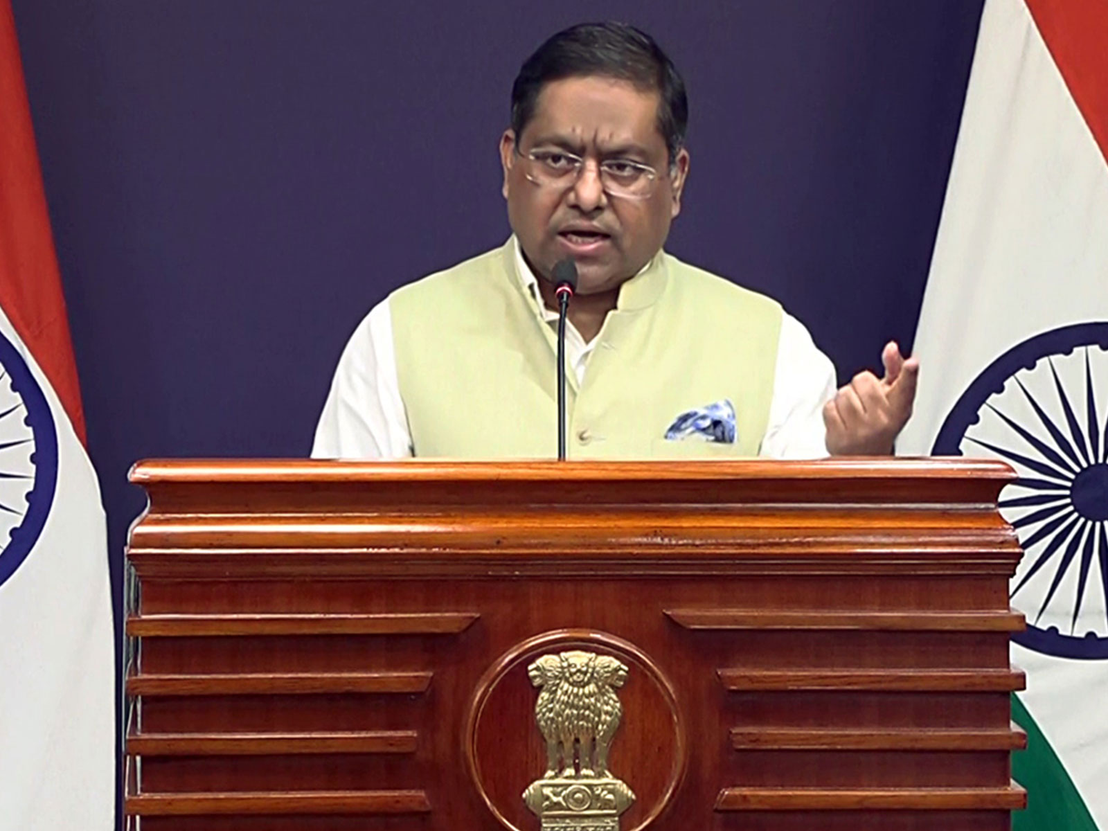 EA Spokesperson Randhir Jaiswal (Photo/ANI)