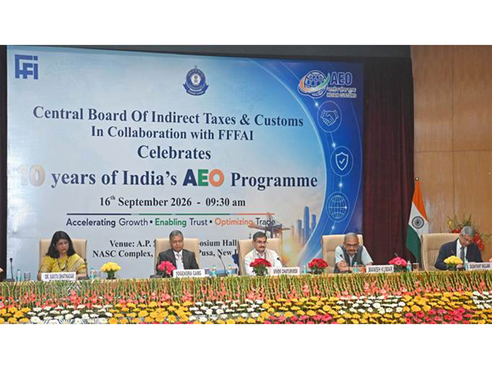 CBIC marked 10 years of the AEO Programme at an event in New Delhi (Photo/PIB)