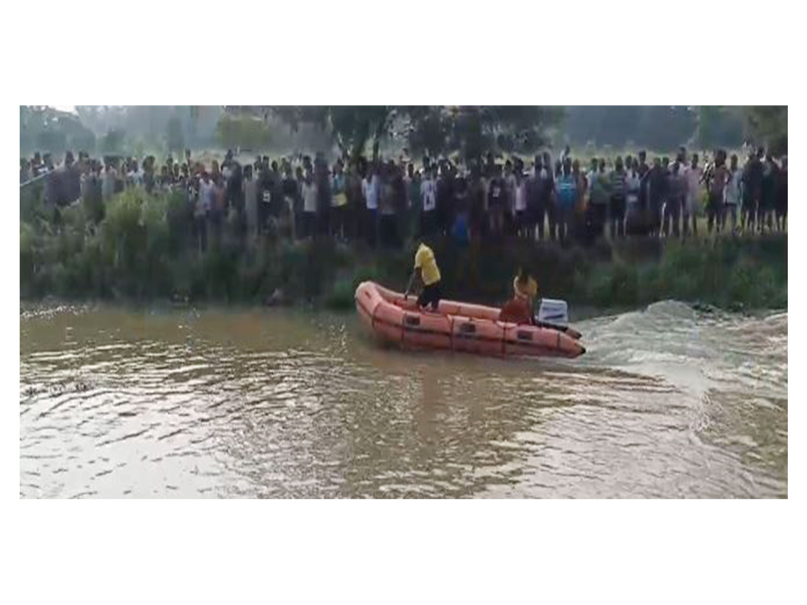 The Odisha Fire and Emergency Service has launched a rescue operation for three persons. (Photo: Odisha Fire and Safety department) The Odisha Fire and Emergency Service has launched a rescue operation for three persons. (Photo: Odisha Fire and Safety department)