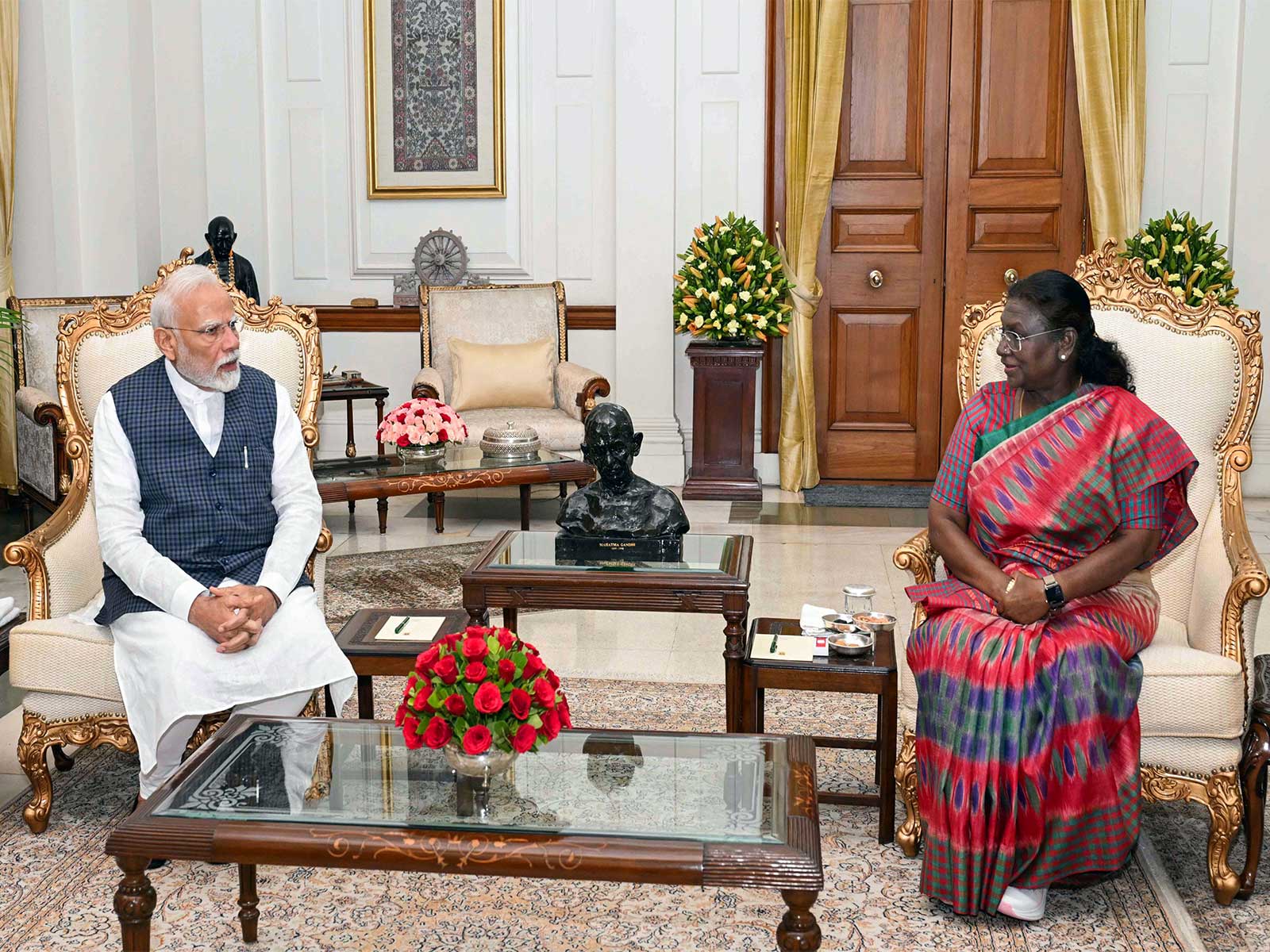 Prime Minister Narendra Modi and President Droupadi Murmu (FilePhoto/ANI)