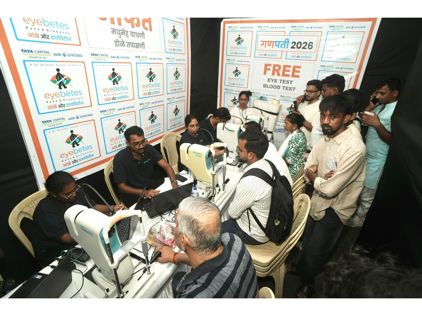 Pilot initiative to explore AI-enabled retinal screening for diabetes risk, offering free diabetes and eye assessments to 15,000+ devotees. Pilot initiative to explore AI-enabled retinal screening for diabetes risk, offering free diabetes and eye assessments to 15,000+ devotees.