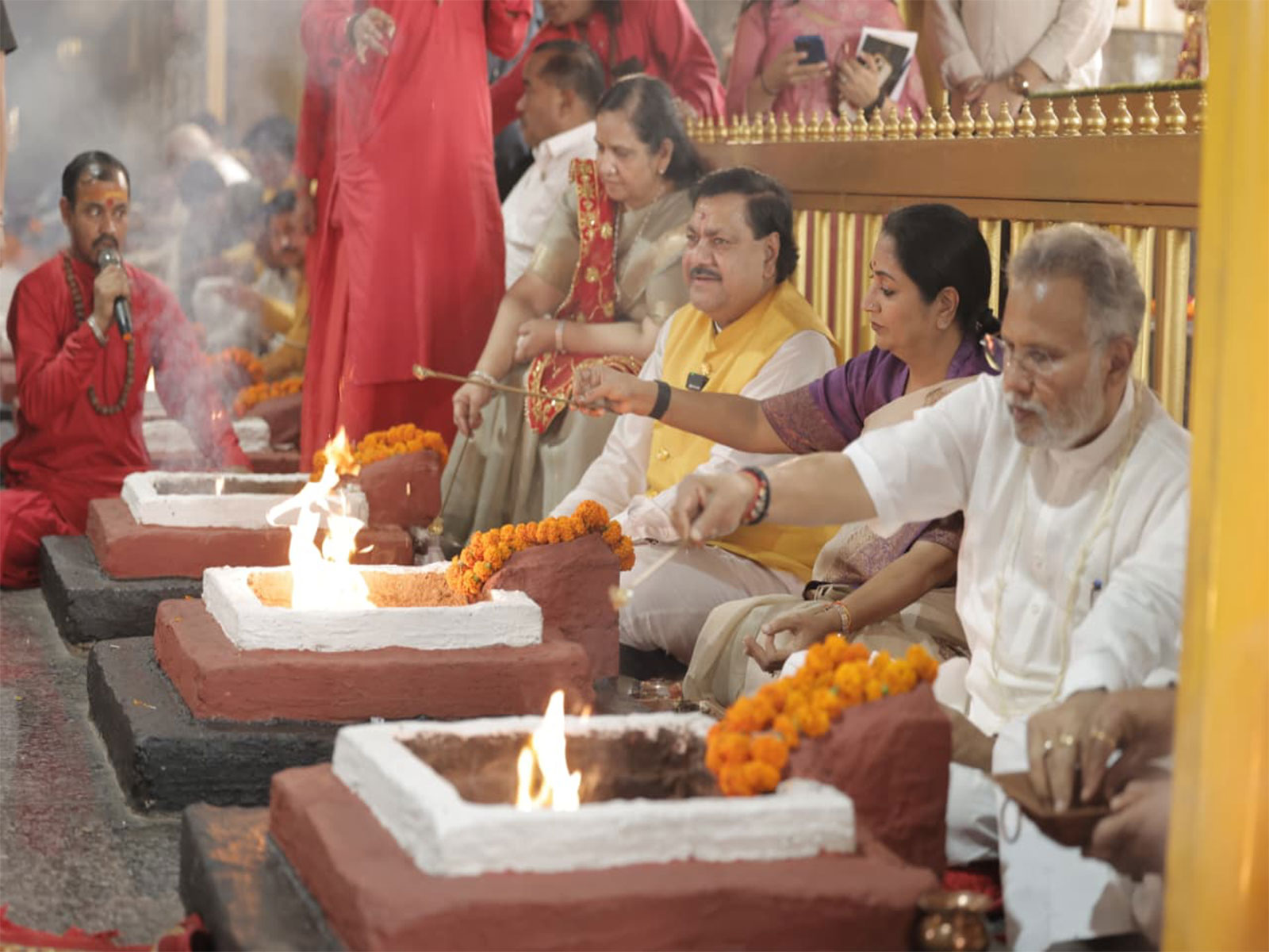 CM Rekha Gupta participates in 108-Kundiya Yajna (PhotoCMO)
