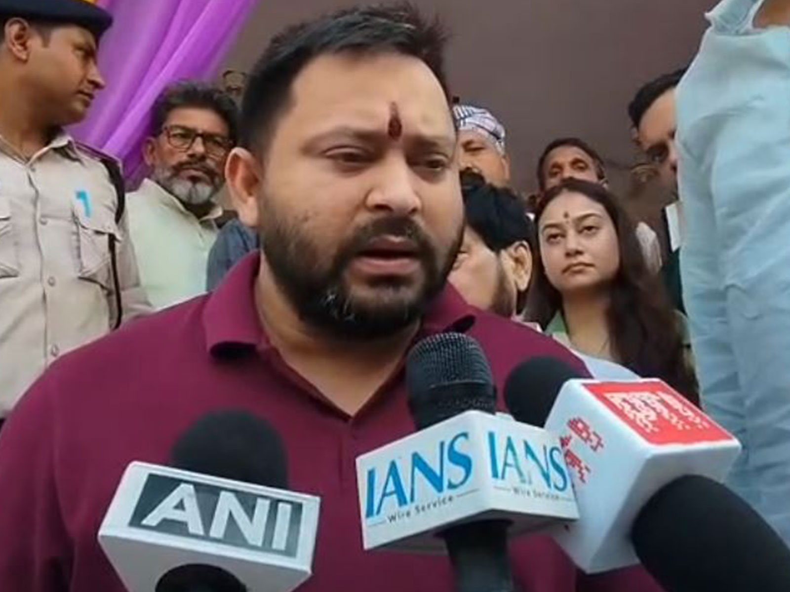 RJD leader and Leader of Opposition in Bihar Assembly Tejashwi Yadav (Photo/ANI)