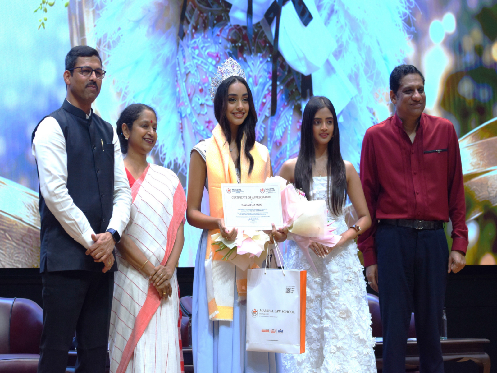 Kaziah Liz Mejo was honoured for her inspiring journey from the law classroom to the national pageant stage Kaziah Liz Mejo was honoured for her inspiring journey from the law classroom to the national pageant stage