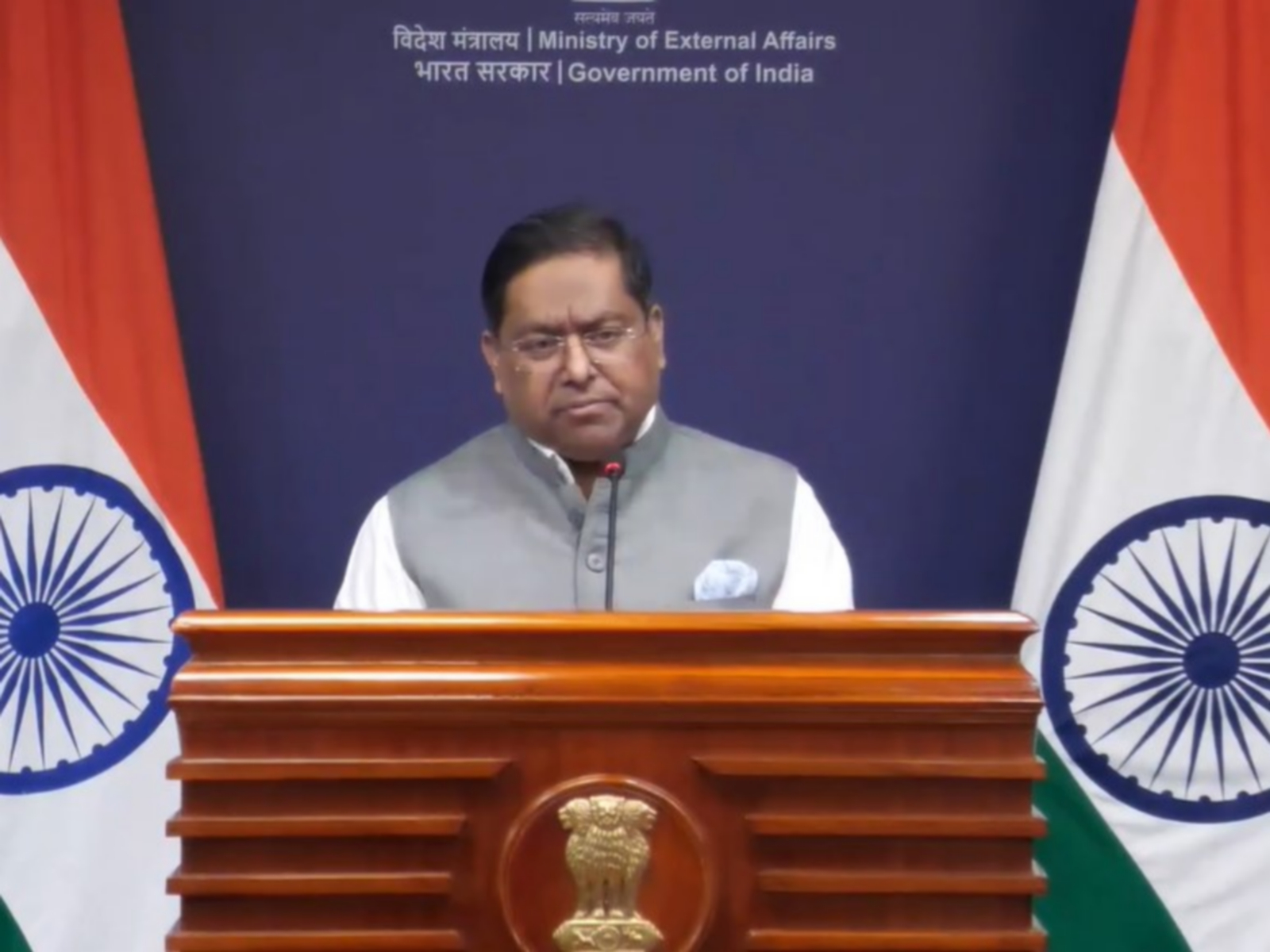MEA Official Spokesperson Randhir Jaiswal (Photo/X/@MEAIndia) MEA Official Spokesperson Randhir Jaiswal (Photo/X/@MEAIndia)