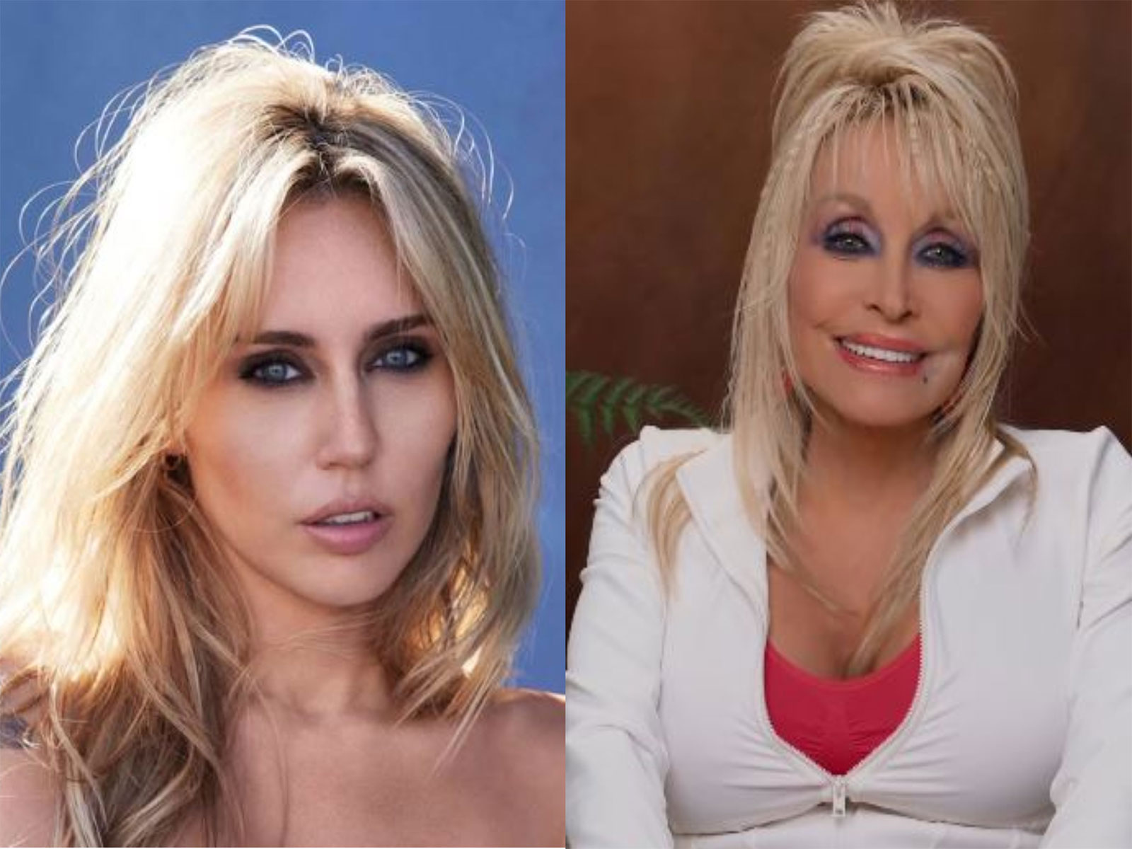 Miley Cyrus, Dolly Parton (Photo/Instagram/@miley,@dollyparton)