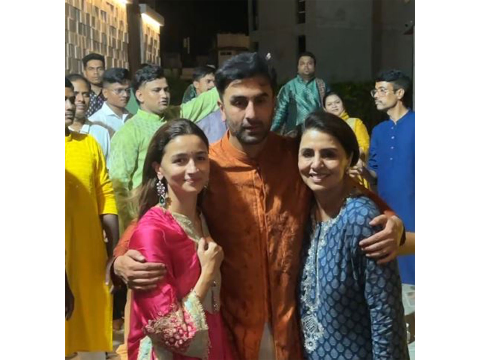 Alia, Ranbir, Neetu Kapoor (Image source: ANI) Alia, Ranbir, Neetu Kapoor (Image source: ANI)
