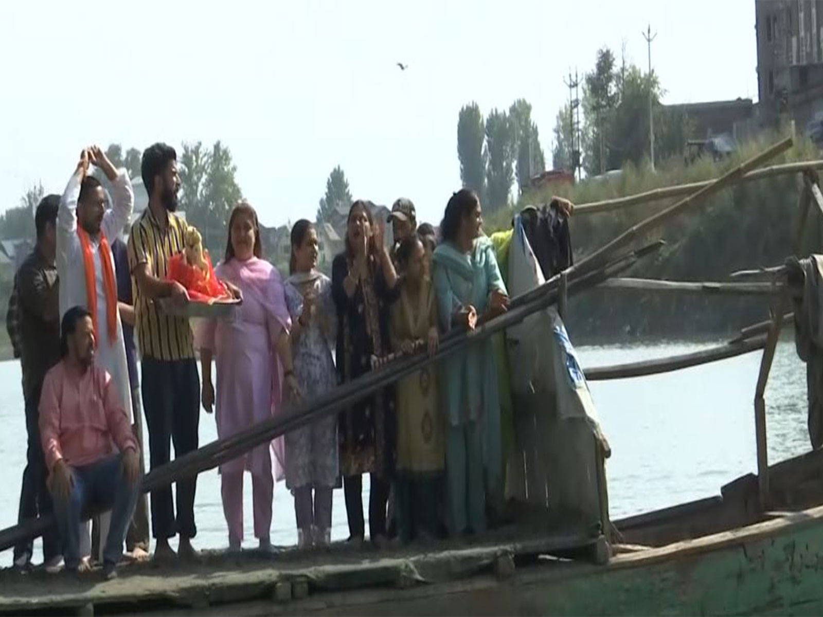 Ganesh Chaturthi celebrations in Srinagar (Image source: ANI) Ganesh Chaturthi celebrations in Srinagar (Image source: ANI)