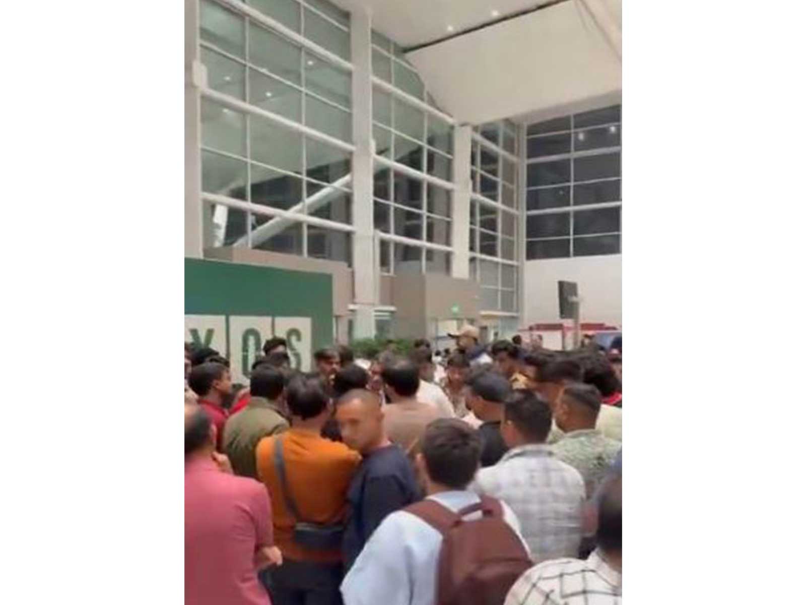 Visuals from Delhi Airport as passengers crowd the terminal amid delays and operational disruptions of flights (Photo/X @Delhiairport)