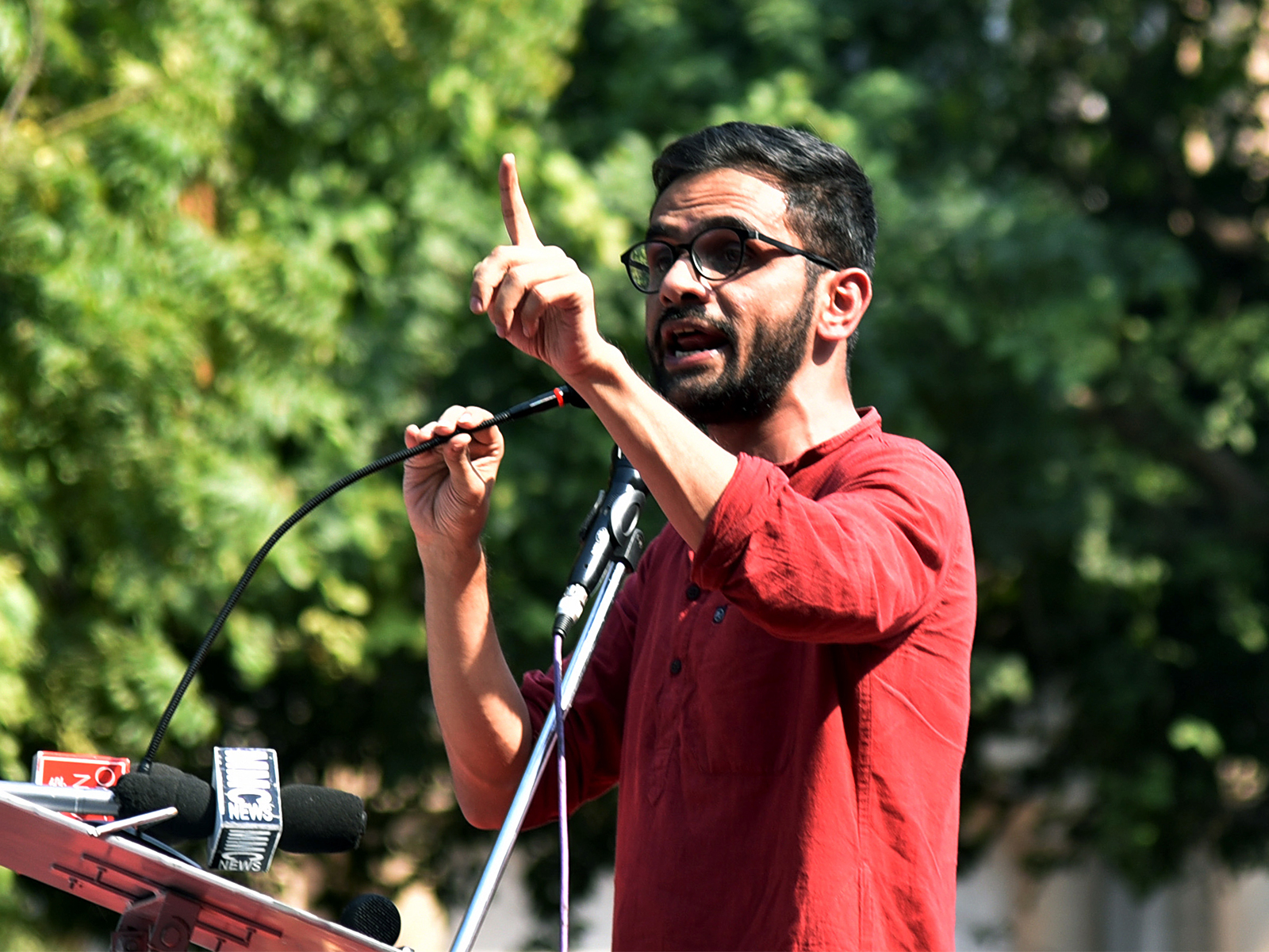 Former JNU student leader Umar Khalid (File Photo/ANI) Former JNU student leader Umar Khalid (File Photo/ANI)