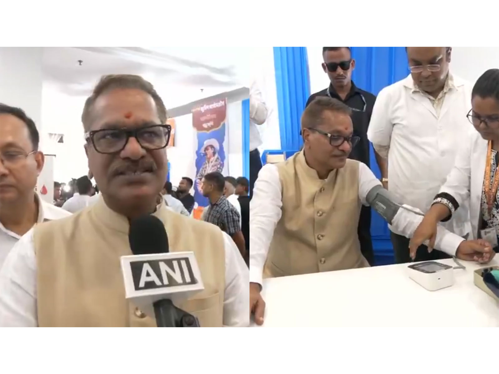 Assam BJP organises blood donation camp to pay tribute to Singer Zubeen Garg (Photos/ANI)
