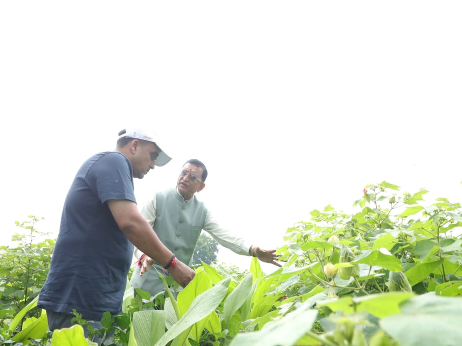 Gujarat Deputy CM Harsh Sanghavi interacts with farmers at Natural Farming Event (Photo/Gujarat CMO)