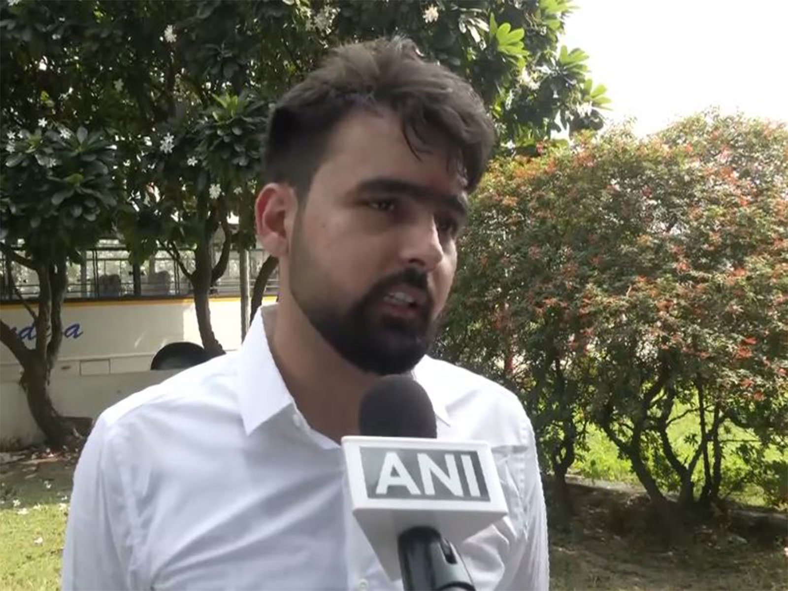Independent candidate for the DUSU VP, Deepanshu Shokeen (Photo/ANI)