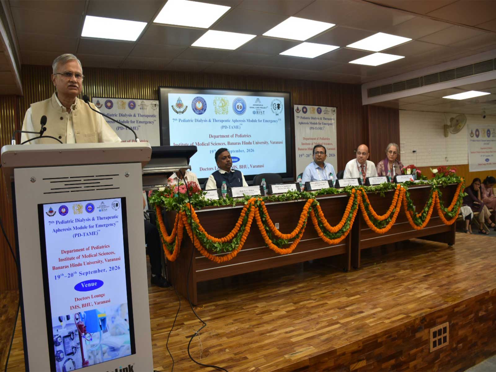 Prof SN Sankhwar, Director, Institute of Medical Sciences addressing the gathering (Photo/PRO BHU) Prof SN Sankhwar, Director, Institute of Medical Sciences addressing the gathering (Photo/PRO BHU)
