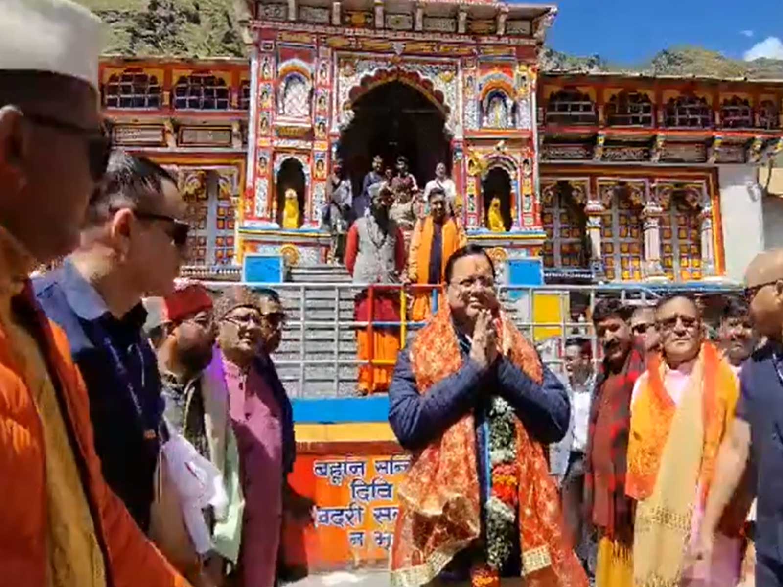 Uttarakhand CM Dhami visits Badrinath Dham, offers prayers to Shri&hellip;