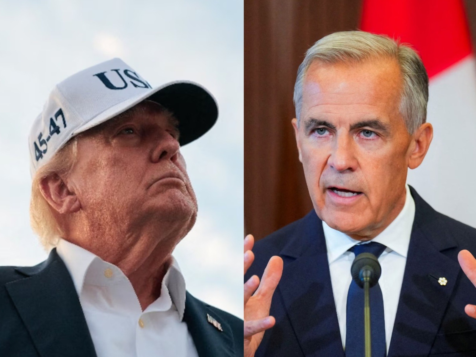 US President Donald Trump and Canadian Prime Minister Mark Carney (Photo/Reuters) US President Donald Trump and Canadian Prime Minister Mark Carney (Photo/Reuters)