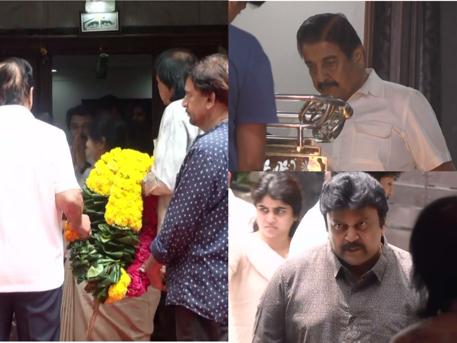 Santhi Narayanasamy mortal remain at her residence in Chennai (Photo/ANI) Santhi Narayanasamy mortal remain at her residence in Chennai (Photo/ANI)