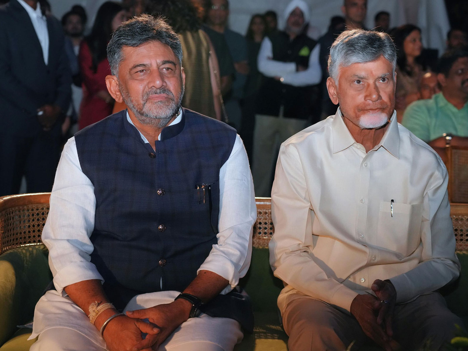 Karnataka Chief Minister DK Shivakumar and Andhra Pradesh Chief Minister N Chandrababu Naidu (Photo: x/@DKShivakumar)