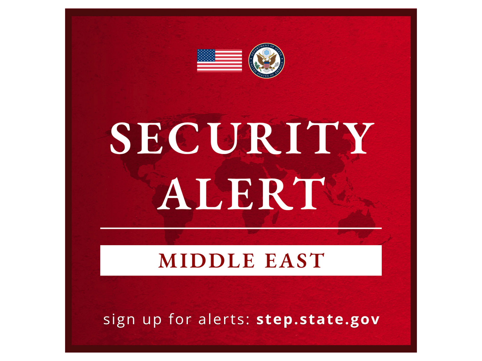 US Department of State security alert (Photo: X/@TravelGov)