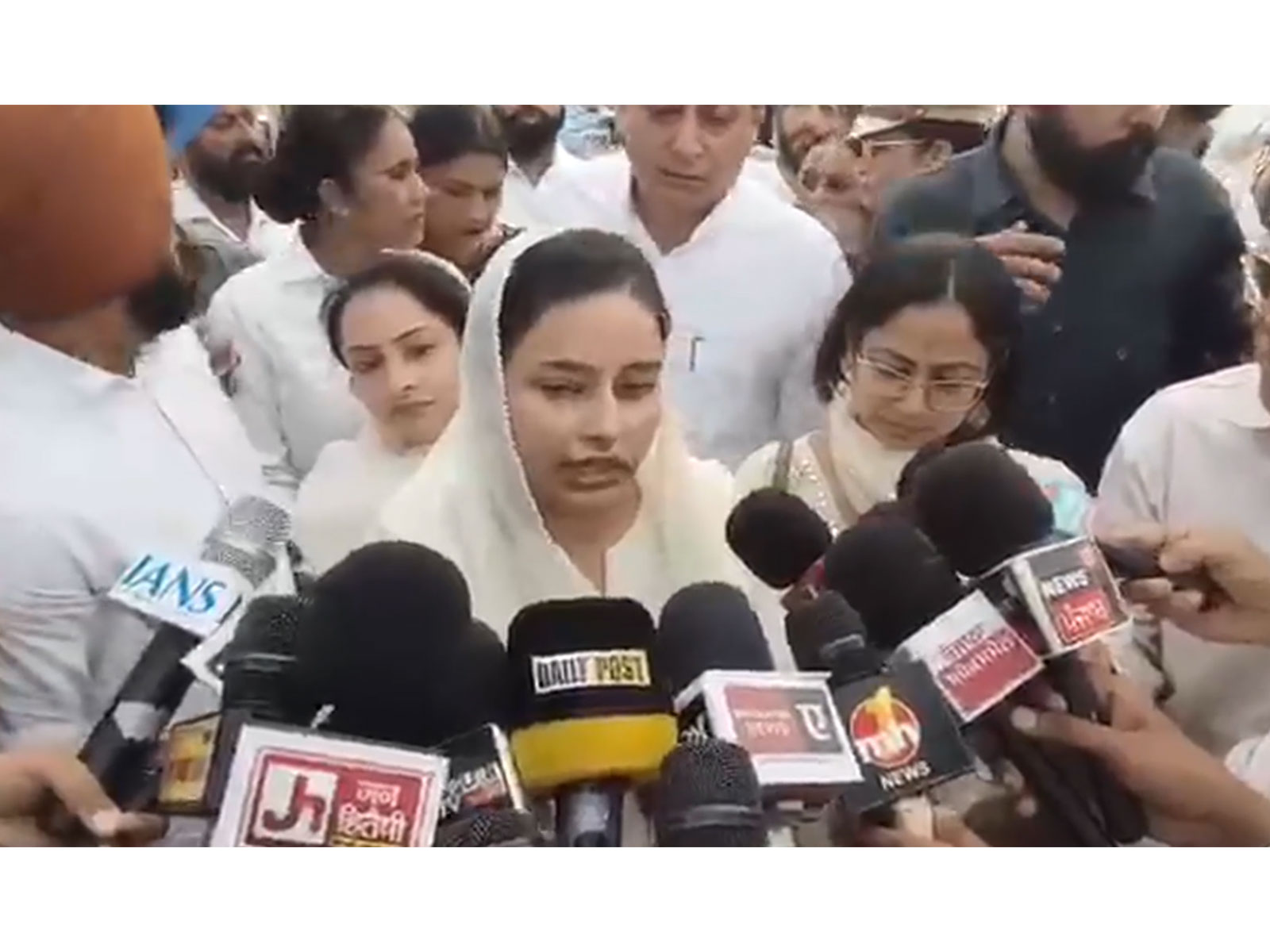 Gurpreet Kaur, wife of Punjab Chief Minister Bhagwant Mann (Photo/ANI)