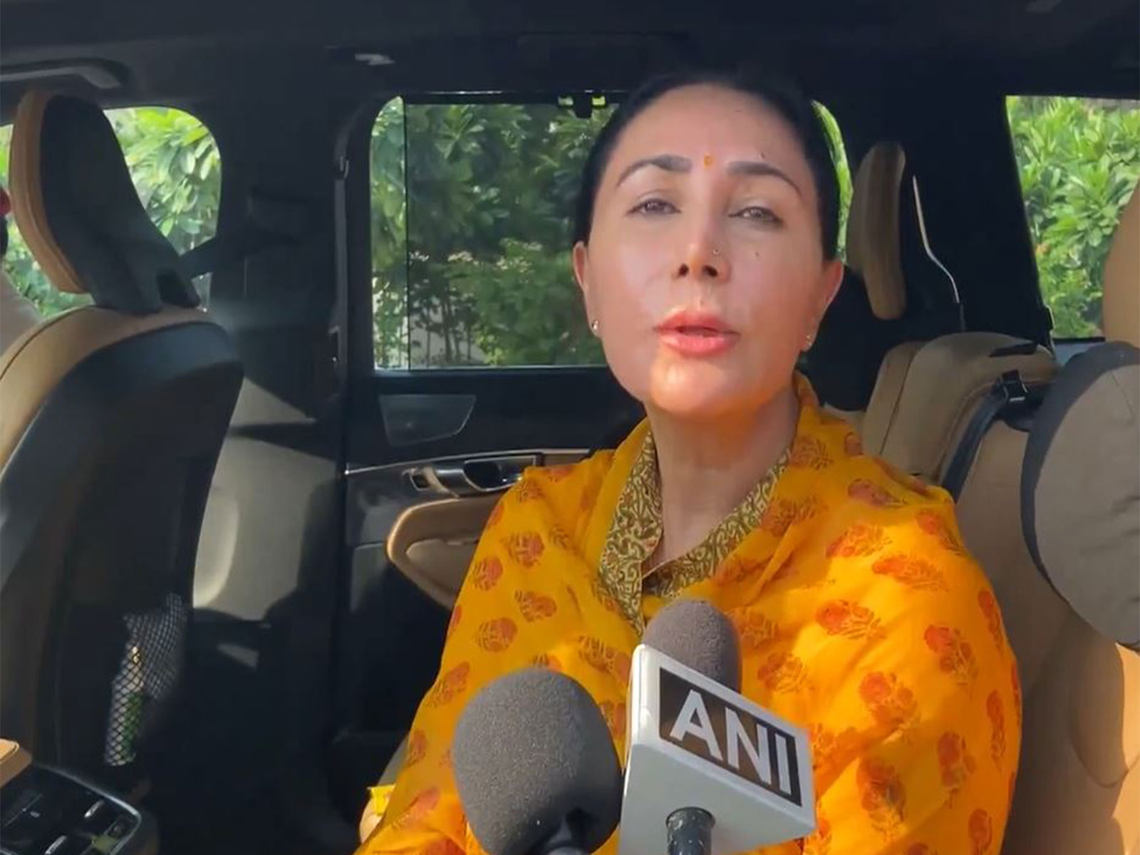 Rajasthan Deputy Chief Minister Diya Kumari in Jaipur. (Photo: ANI)