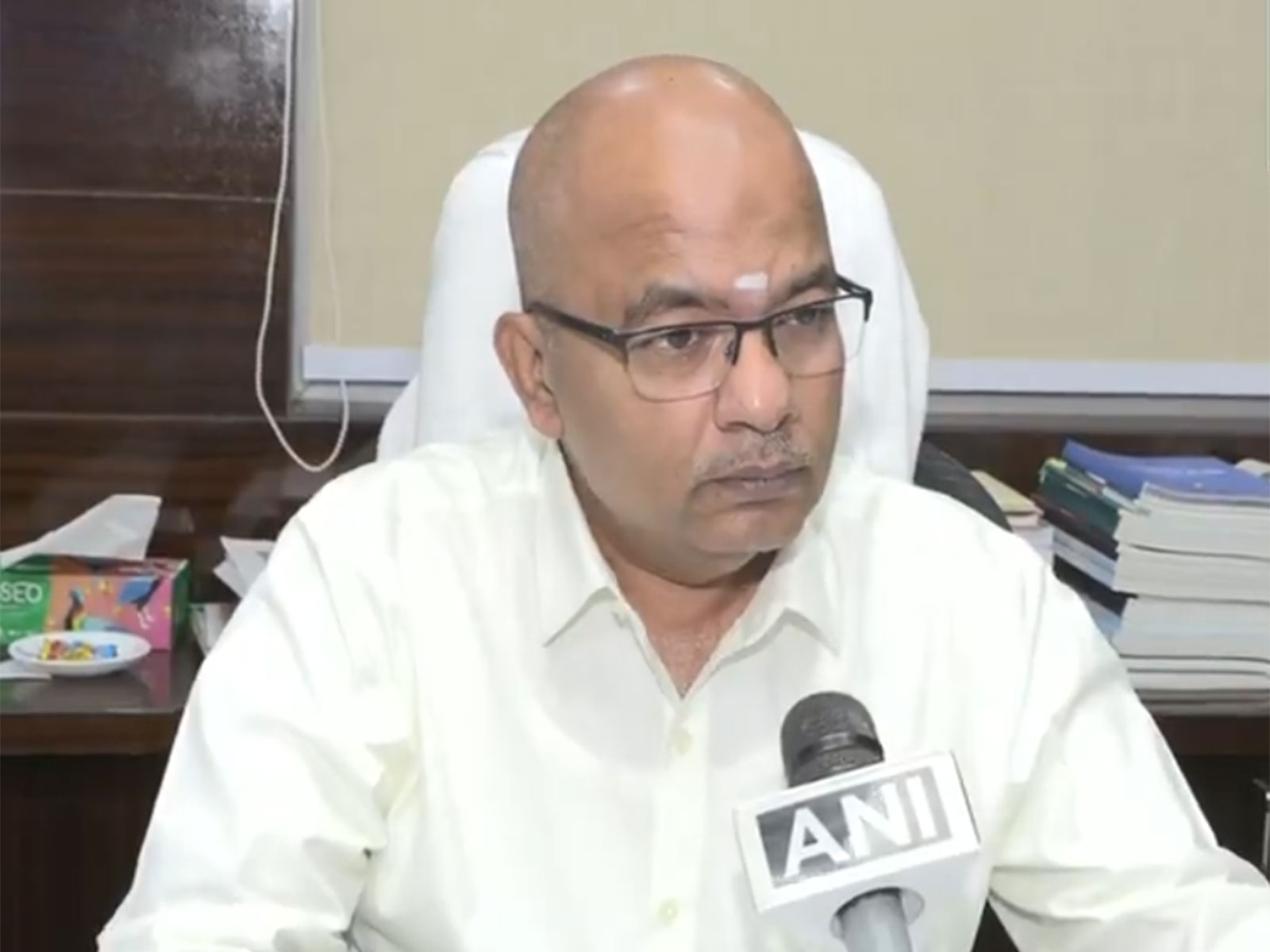 Chief Electoral Officer, Odisha, S Gopalan (Photo/ANI)