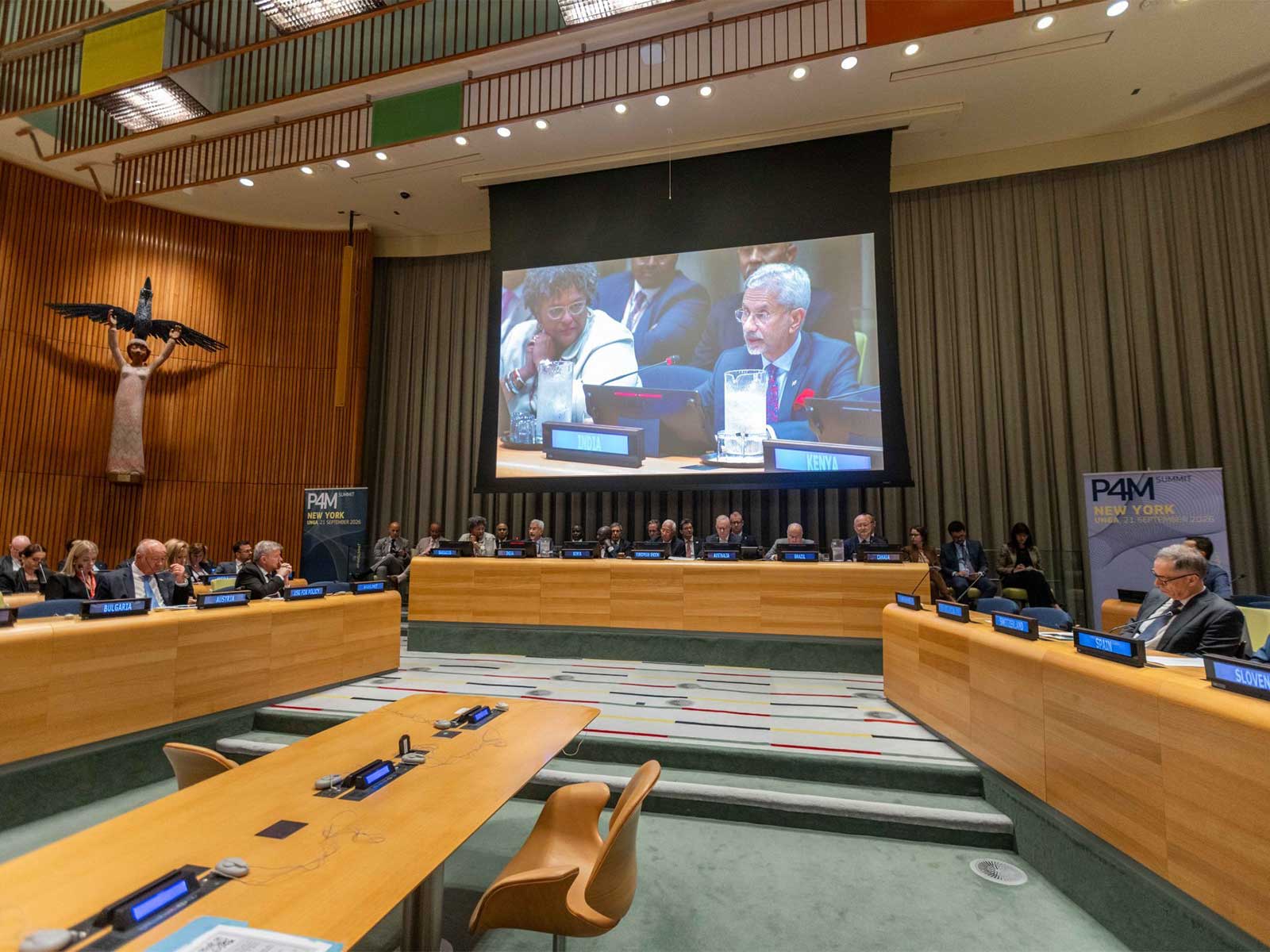 India, P4M co-sponsors pledge peace, multilateral reform (Photo/X@DrSJaishankar) India, P4M co-sponsors pledge peace, multilateral reform (Photo/X@DrSJaishankar)