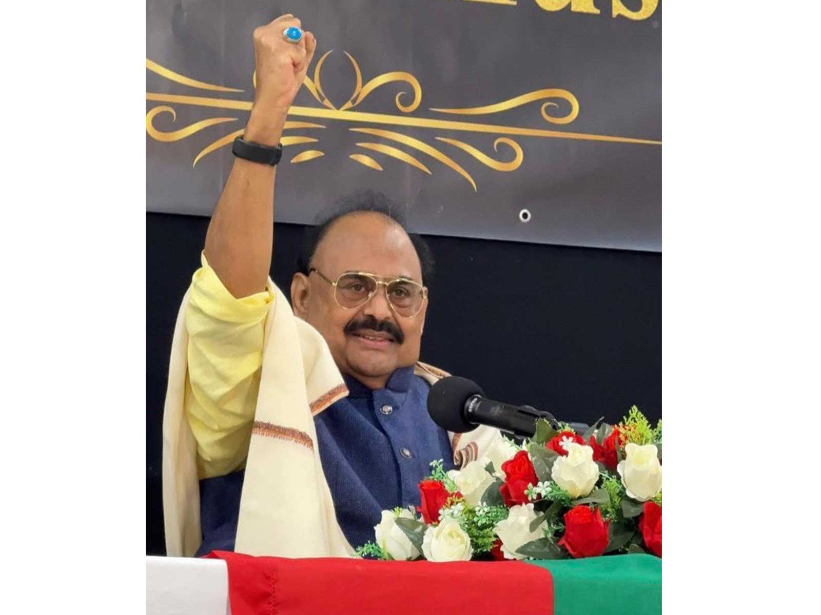Muttahida Qaumi Movement (MQM) founder and leader Altaf Hussain (Photo/ANI) Muttahida Qaumi Movement (MQM) founder and leader Altaf Hussain (Photo/ANI)