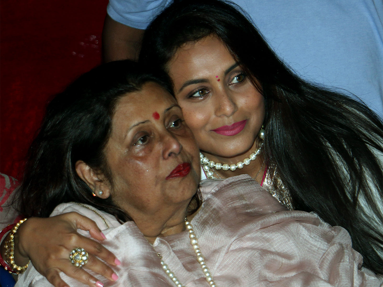 Krishna Mukerji, Rani Mukerji (Photo/ANI)