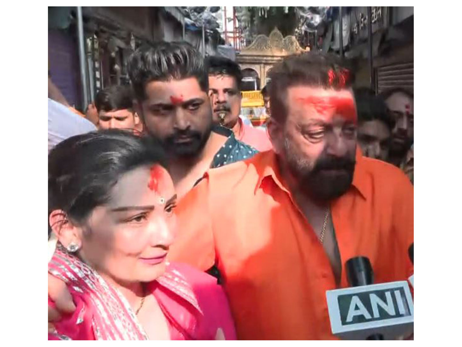 Maanayata Dutt, Sanjay Dutt (Photo/ANI)