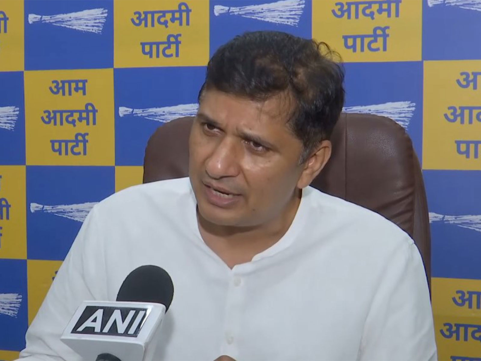 Aam Aadmi Party (AAP) Delhi President Saurabh Bhardwaj (Photo/ANI) Aam Aadmi Party (AAP) Delhi President Saurabh Bhardwaj (Photo/ANI)