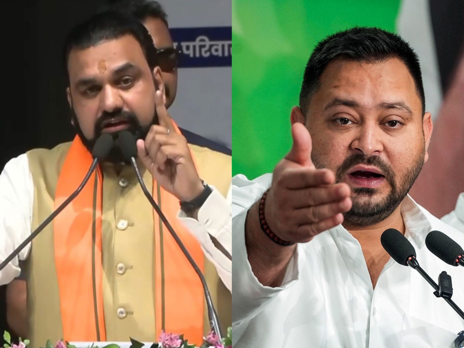 Bihar CM Samrat Choudhary and State LoP Tejashwi Yadav (Photo/ANI) Bihar CM Samrat Choudhary and State LoP Tejashwi Yadav (Photo/ANI)