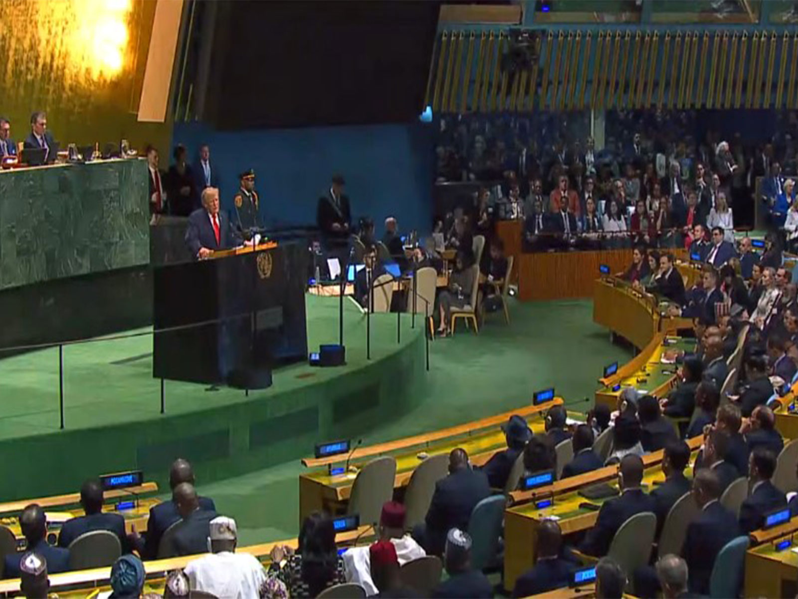 US President Donald Trump delivering remarks at UNGA 81st session in New York (Photo/Youtube/United Nations) US President Donald Trump delivering remarks at UNGA 81st session in New York (Photo/Youtube/United Nations)