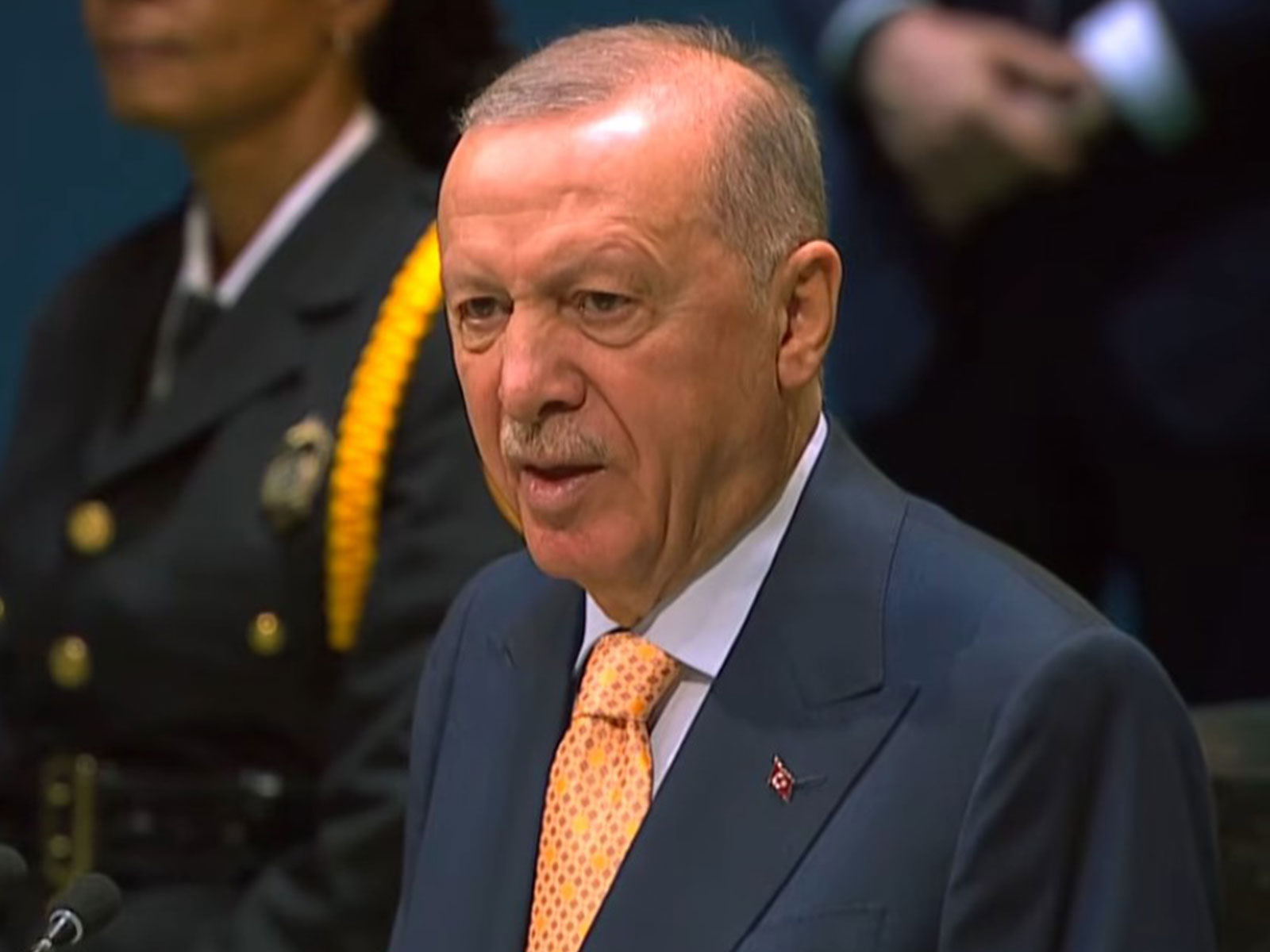 Turkish President Recep Tayyip Erdogan at UNGA in New York (Photo/Youtube/United Nations) Turkish President Recep Tayyip Erdogan at UNGA in New York (Photo/Youtube/United Nations)