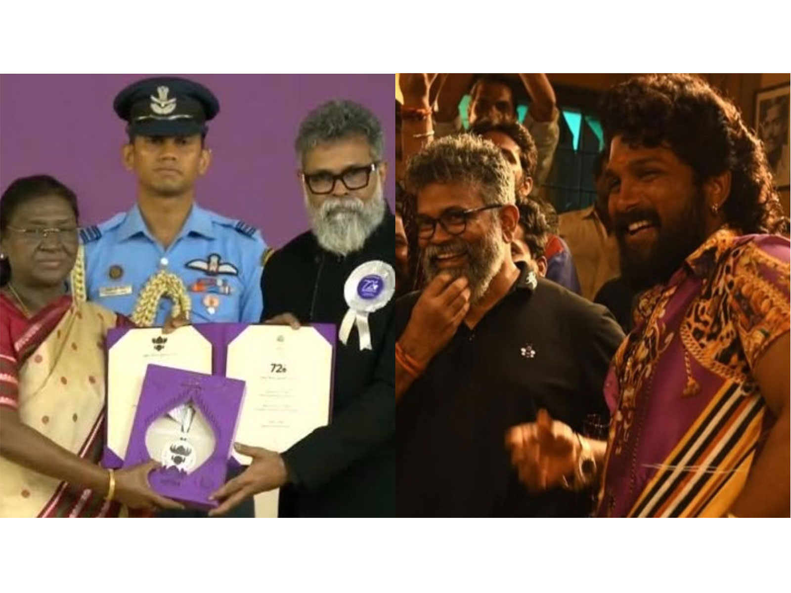 “This award means as much to me as mine”: Allu Arjun congratulates ‘Pushpa’ director Sukumar for National Award win