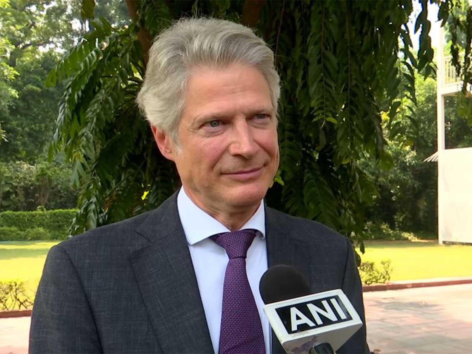 German Ambassador to India Jasper Wieck (Photo/ANI)