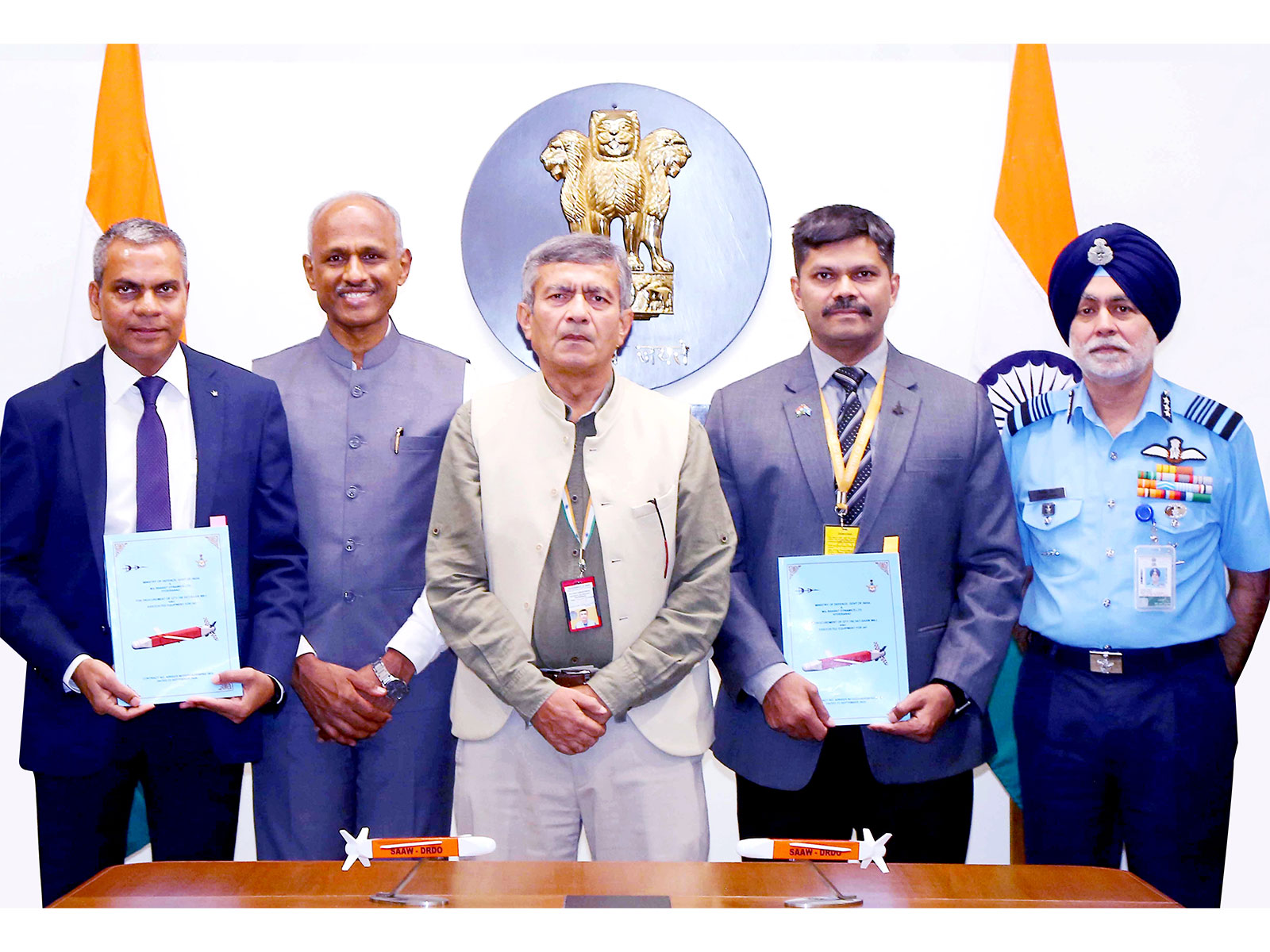 Defence Ministry signs Rs 811 crore contract with BDL for 160 Satellite Smart Anti Airfield Weapons for IAF (Photo/PIB)
