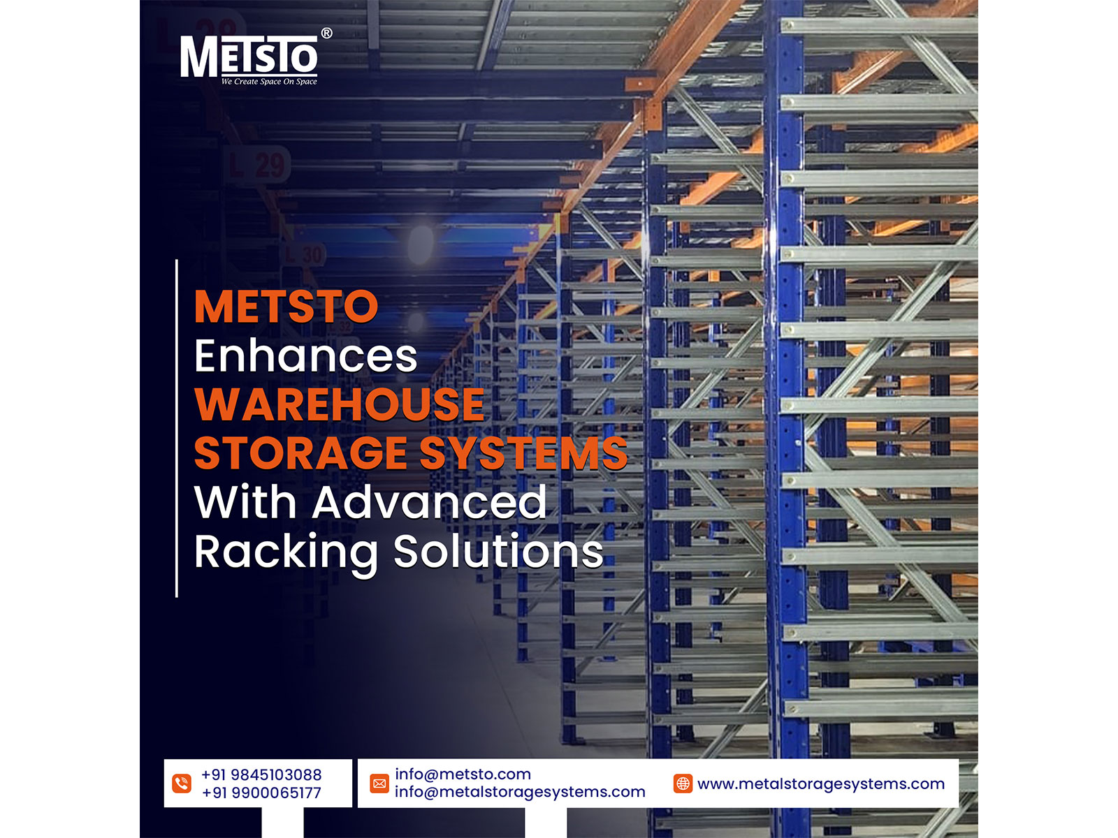 METSTO Enhances Warehouse Storage Systems with Advanced Racking Solutions for Better Space Utilization, Improved Efficiency, and Smarter Industrial Storage Management METSTO Enhances Warehouse Storage Systems with Advanced Racking Solutions for Better Space Utilization, Improved Efficiency, and Smarter Industrial Storage Management
