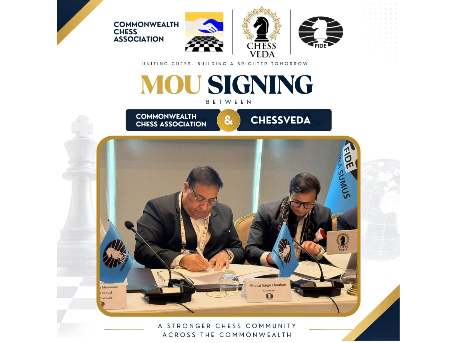 Chessveda Partners with Commonwealth Chess Association to Promote Chess Across Commonwealth Nations Chessveda Partners with Commonwealth Chess Association to Promote Chess Across Commonwealth Nations