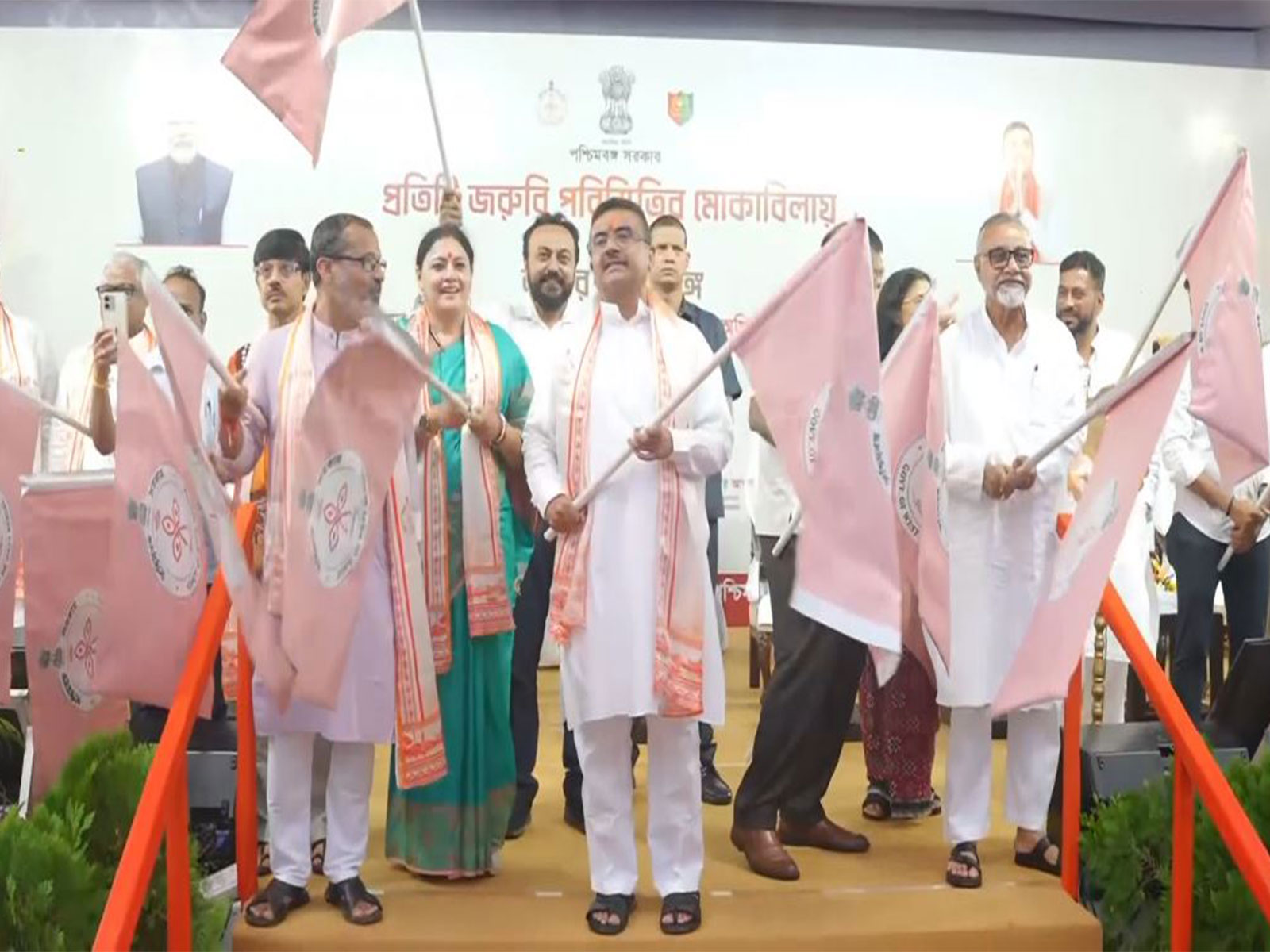 West Bengal CM Suvendu Adhikari inaugurates 226 new firefighting vehicles at Red Road in Kolkata (Photo/ANI) West Bengal CM Suvendu Adhikari inaugurates 226 new firefighting vehicles at Red Road in Kolkata (Photo/ANI)